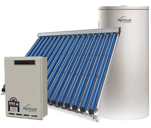 Apricus Gas Solar Hot Water System